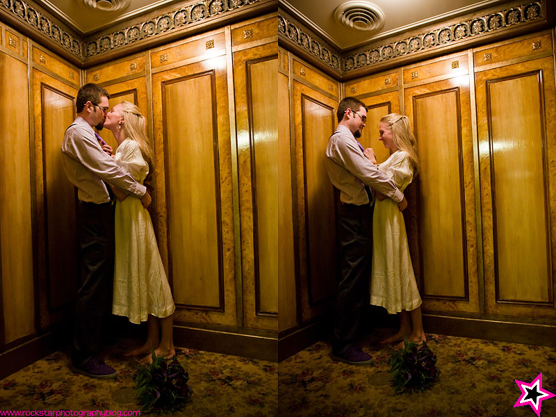 old elevator at the YWCA!