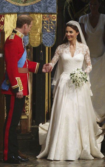 Many people kept bringing up Princess Diana and her wedding dress 