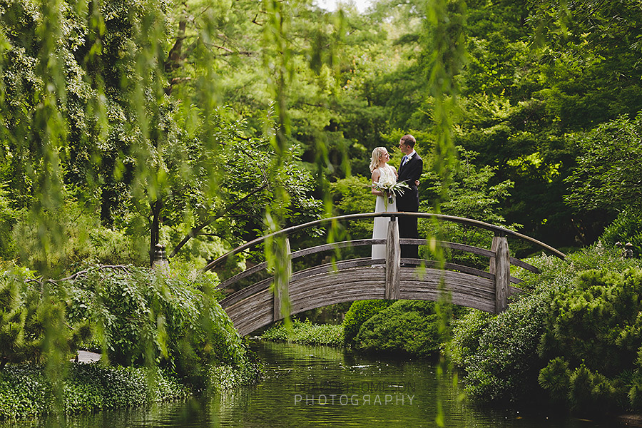 Fort Worth Japanese garden wedding photography