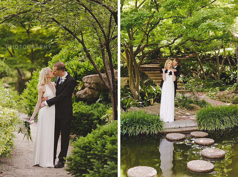 Fort Worth Japanese garden wedding photography