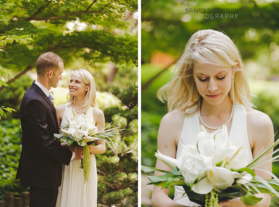 Fort Worth Japanese garden wedding photography