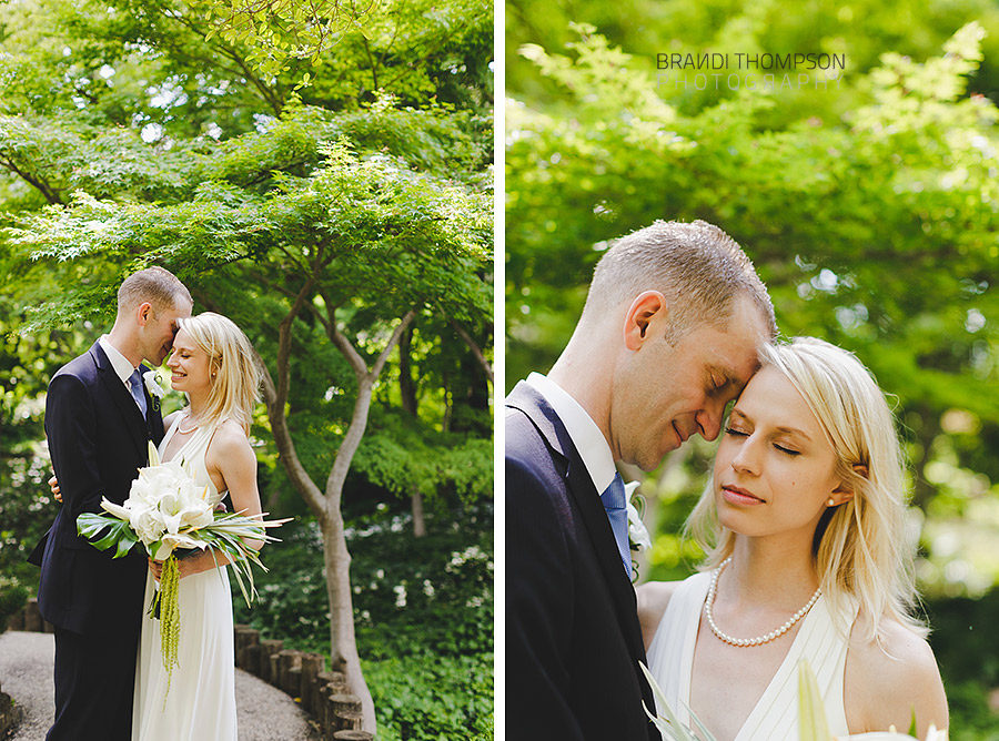 Fort Worth Japanese garden wedding photography