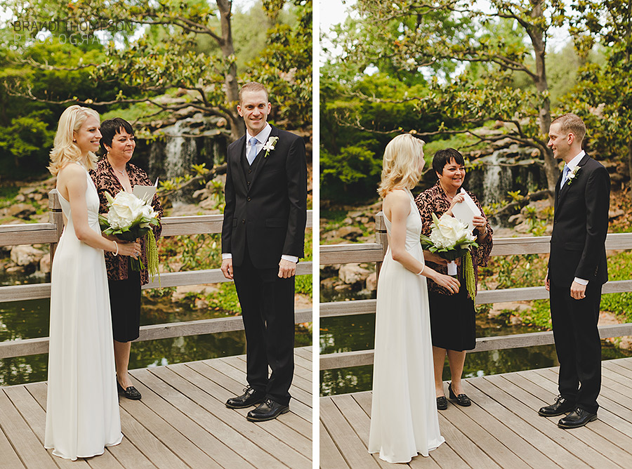 Fort Worth Japanese garden wedding photography