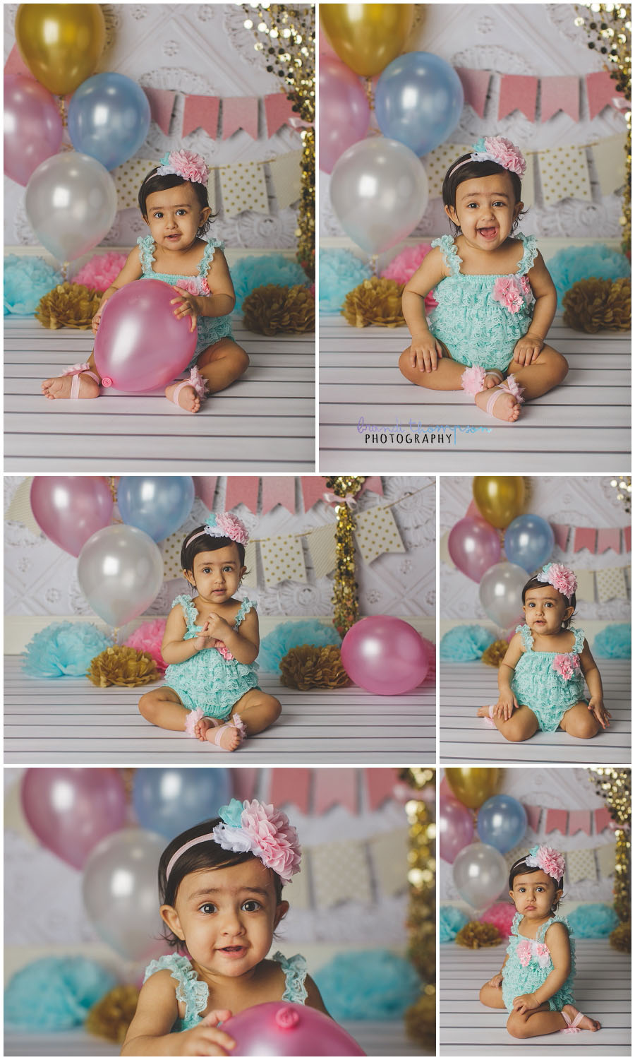 first birthday cake smash photography in plano studio