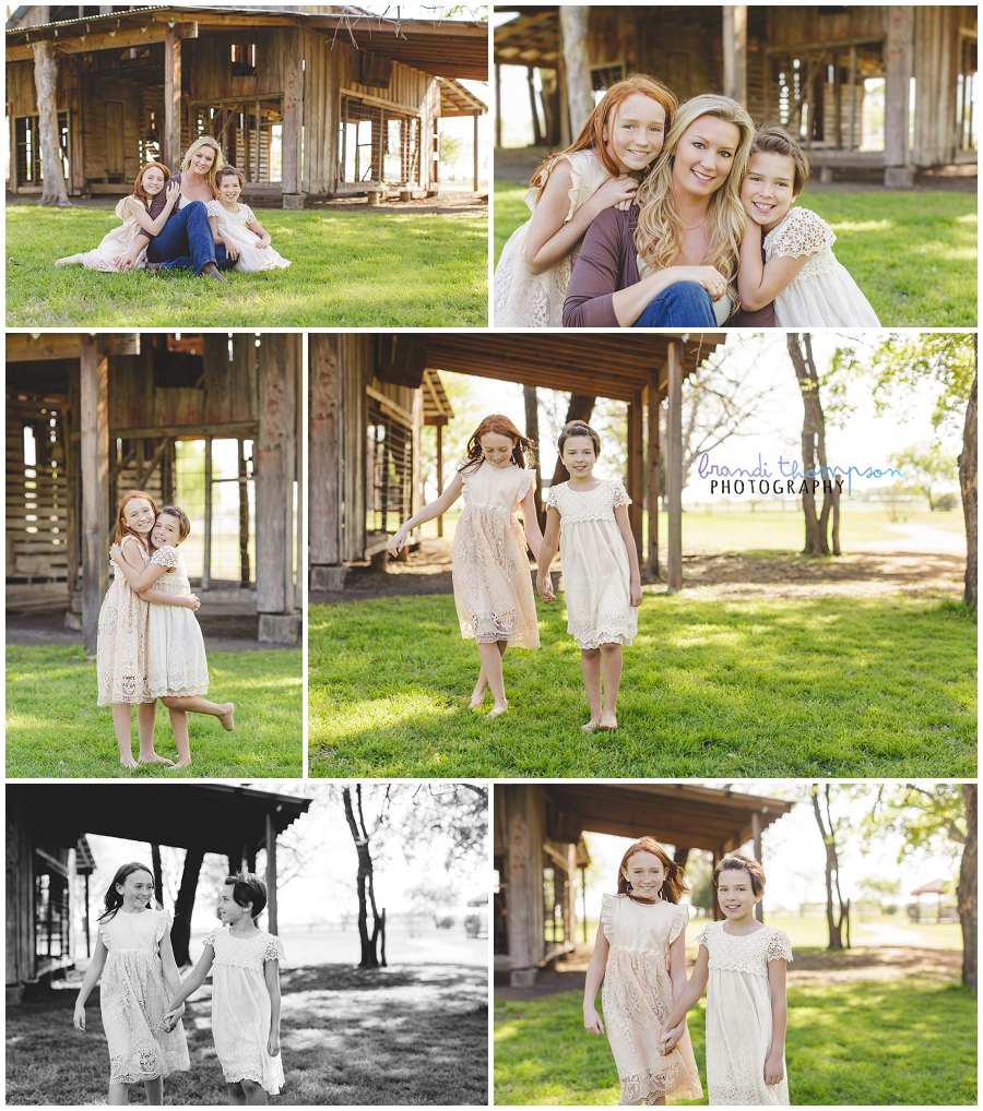 outdoor country family session in plano, tx
