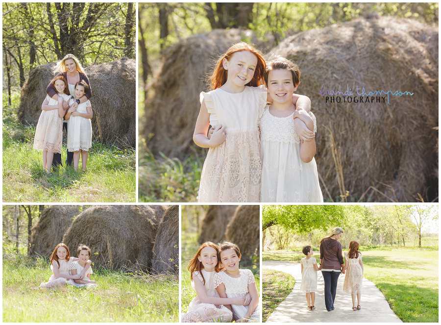 outdoor country family session in plano, tx