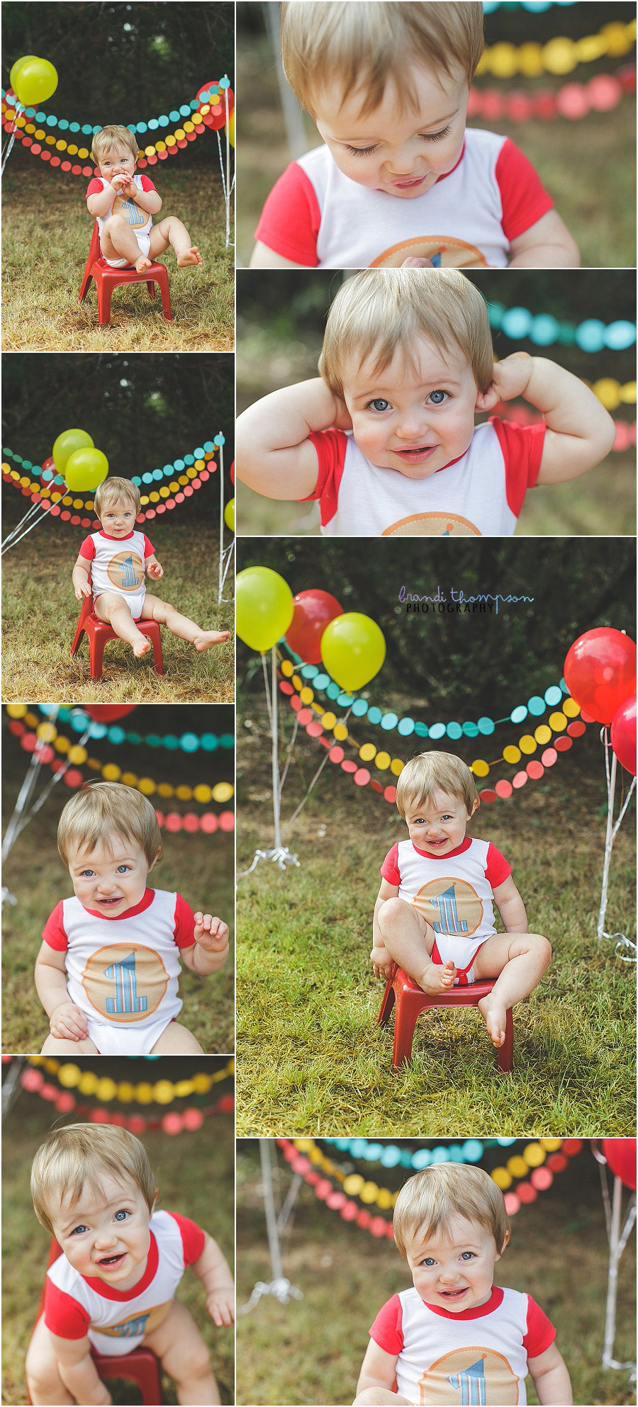 plano outdoor first birthday photography