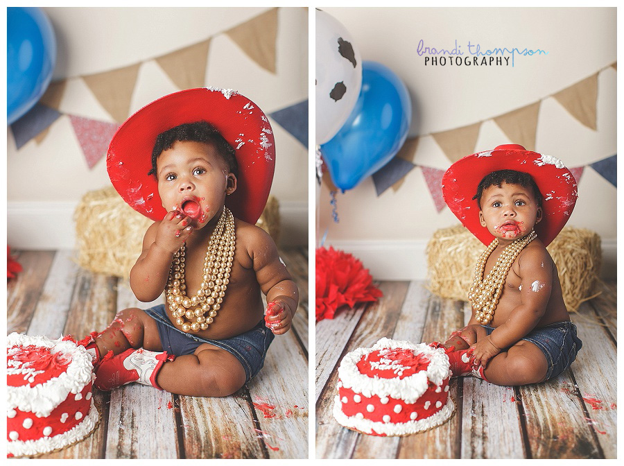 plano cake smash, dallas cake smash, cowgirl cake smash