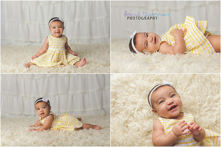 plano six month old baby photographer