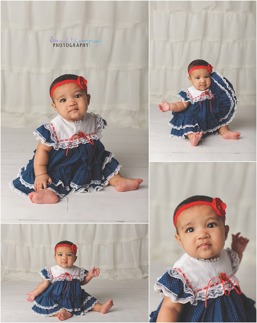plano six month old baby photographer