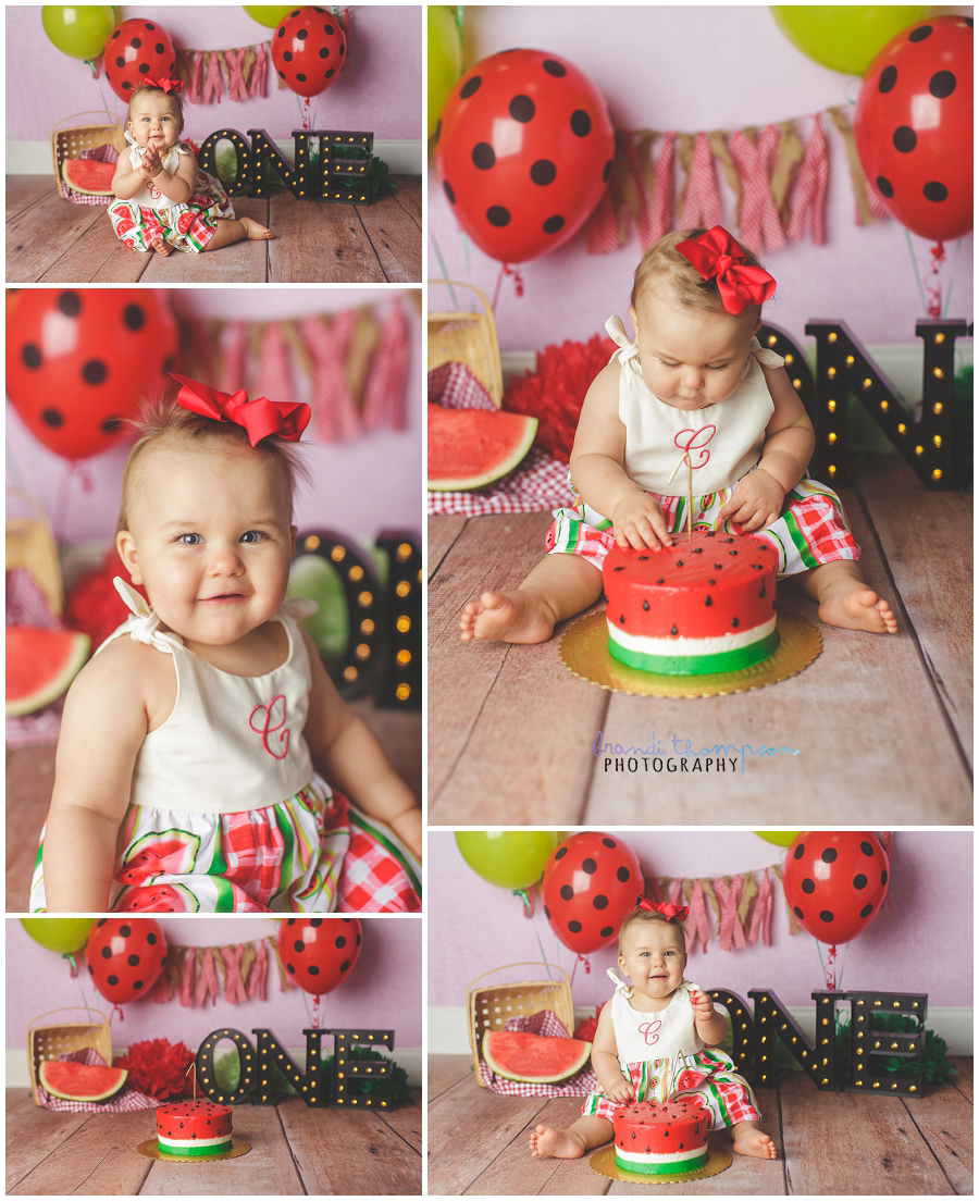 plano cake smash photographer, watermelon cake smash