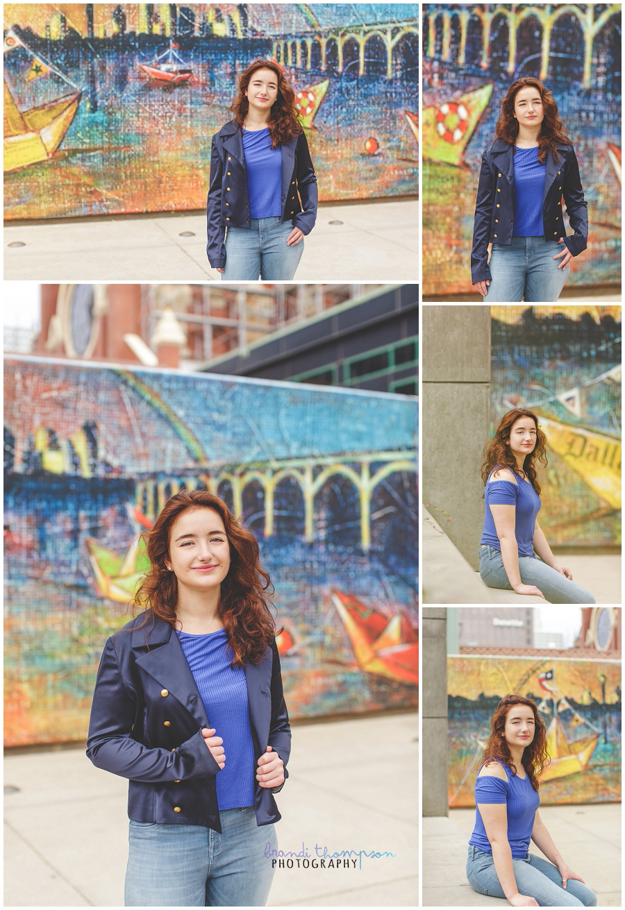 plano senior photographer, downtown dallas arts district senior photos