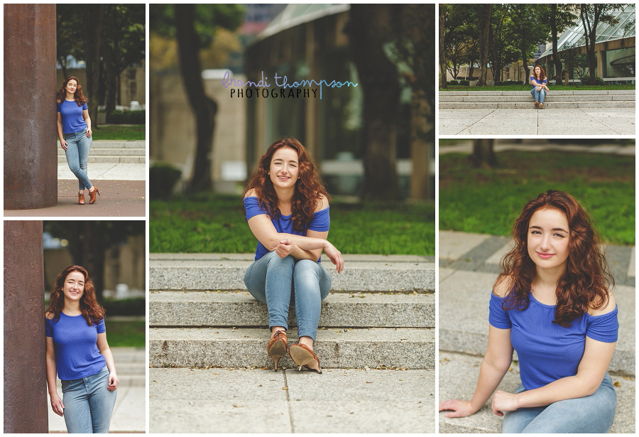 plano senior photographer, downtown dallas arts district senior photos