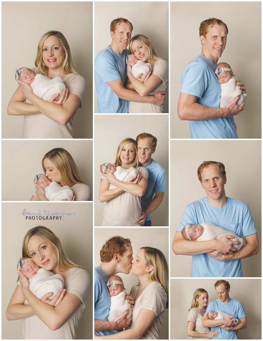 plano newborn photography in studio