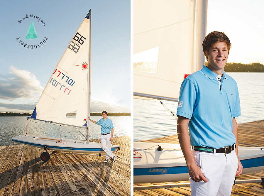 plano senior session, boat themed senior session, white rock lake senior