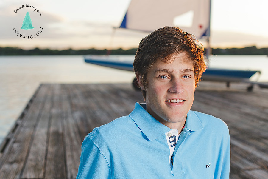 plano senior session, boat themed senior session, white rock lake senior