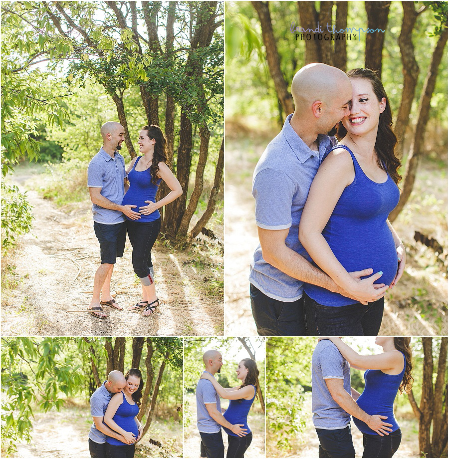 Maternity Photos at Arbor Hills in Plano, TX