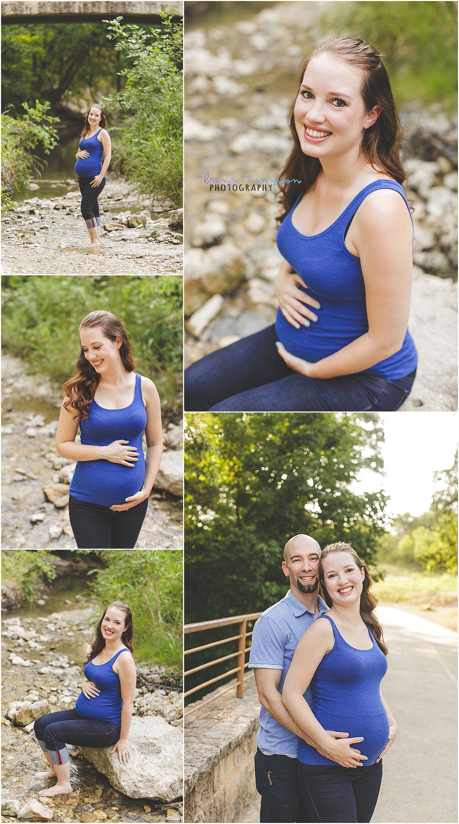 Maternity Photos at Arbor Hills in Plano, TX