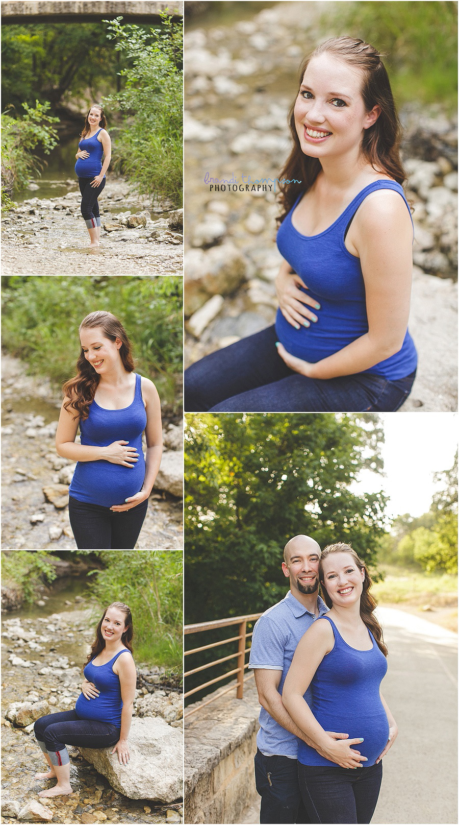 Maternity Photos at Arbor Hills in Plano, TX