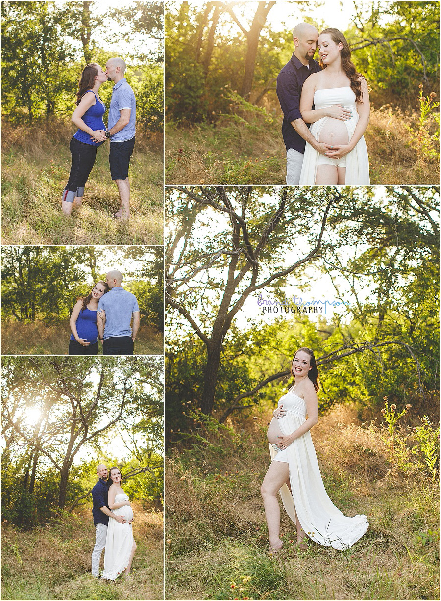 Maternity Photos at Arbor Hills in Plano, TX
