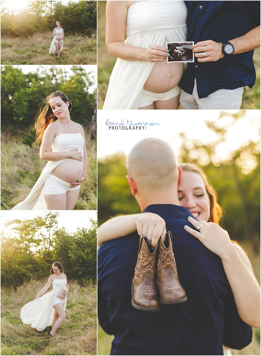 Maternity Photos at Arbor Hills in Plano, TX