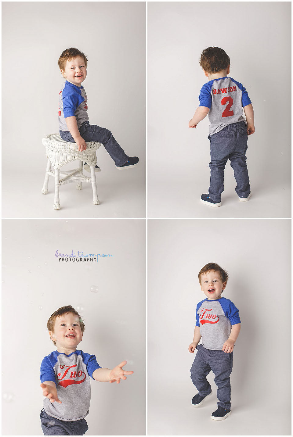 plano two year old toddler boy minimal white session in studio