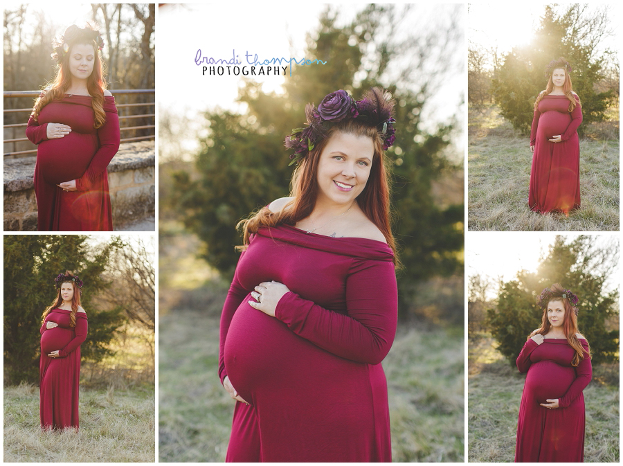 plano maternity photography at arbor hills