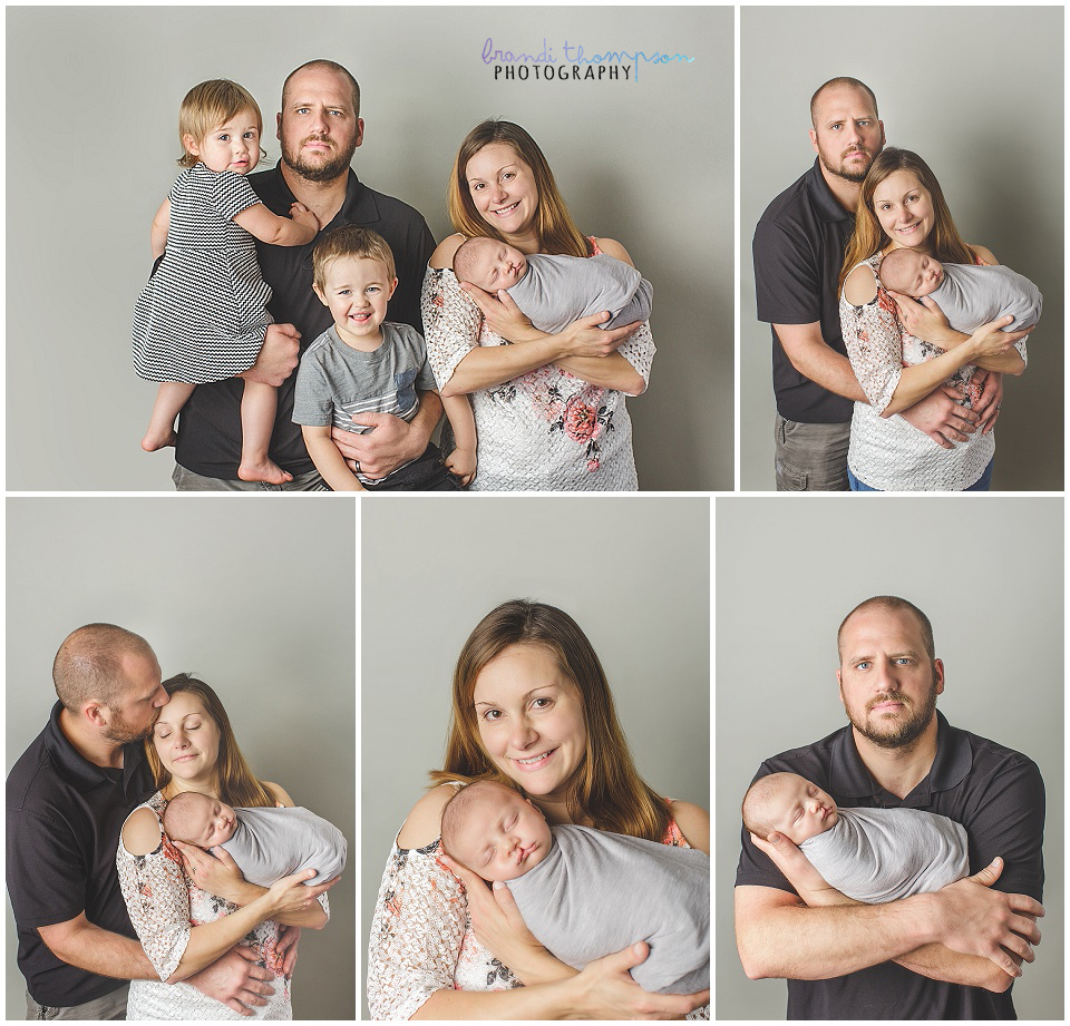 newborn baby boy in plano photography studio