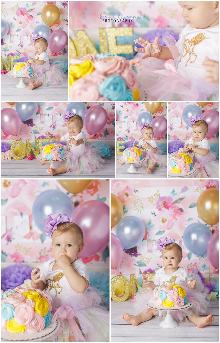 plano first birthday cake smash photography studio