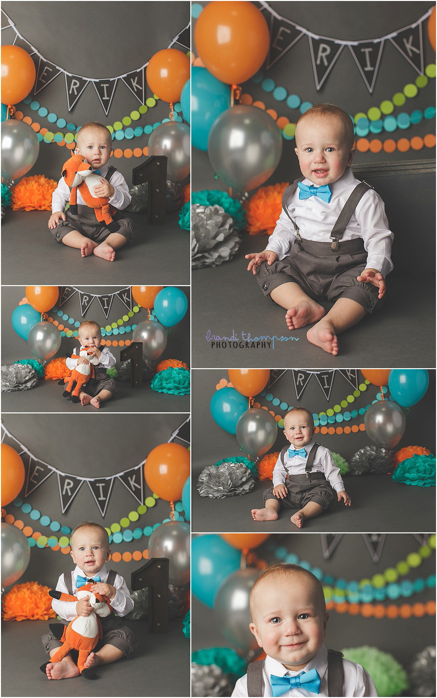 studio cake smash photography in Plano, tx