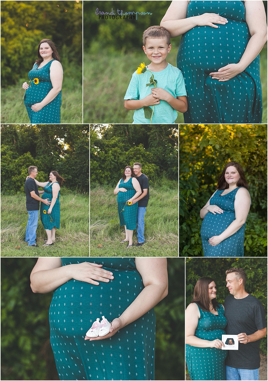 Plano Maternity session at Oak Point Nature Preserve