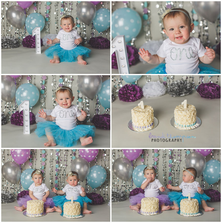 plano first birthday twin photographer, twin cake smash