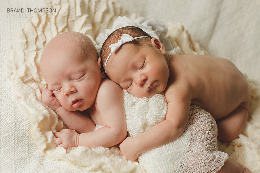 plano frisco twin newborn photography