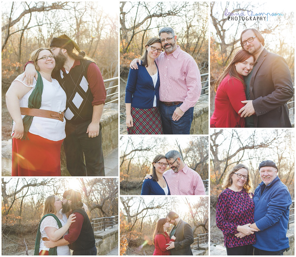 large outdoor extended family at arbor hills nature preserve in plano, tx