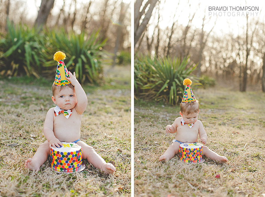 plano cake smash photography