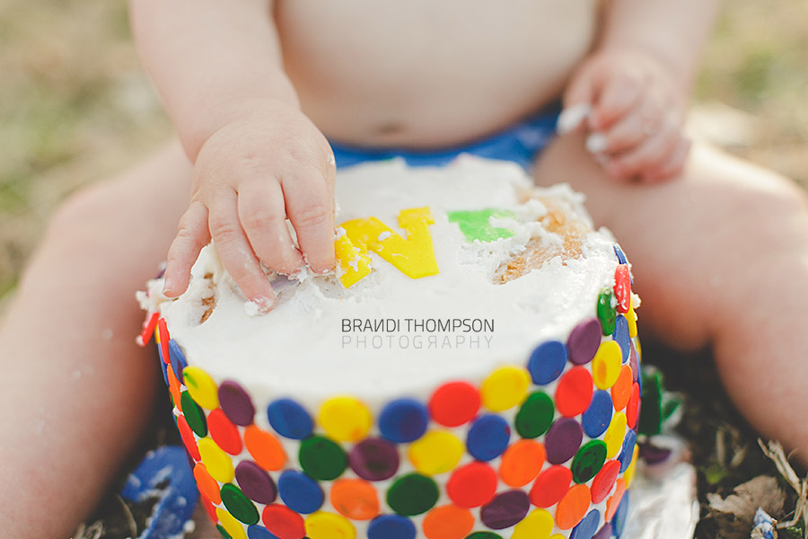 plano cake smash photography