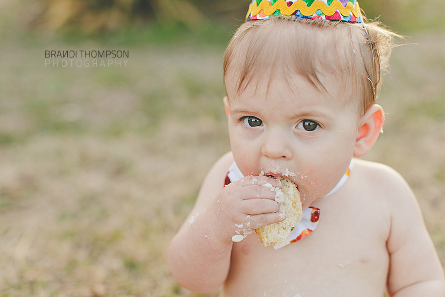 plano cake smash photography