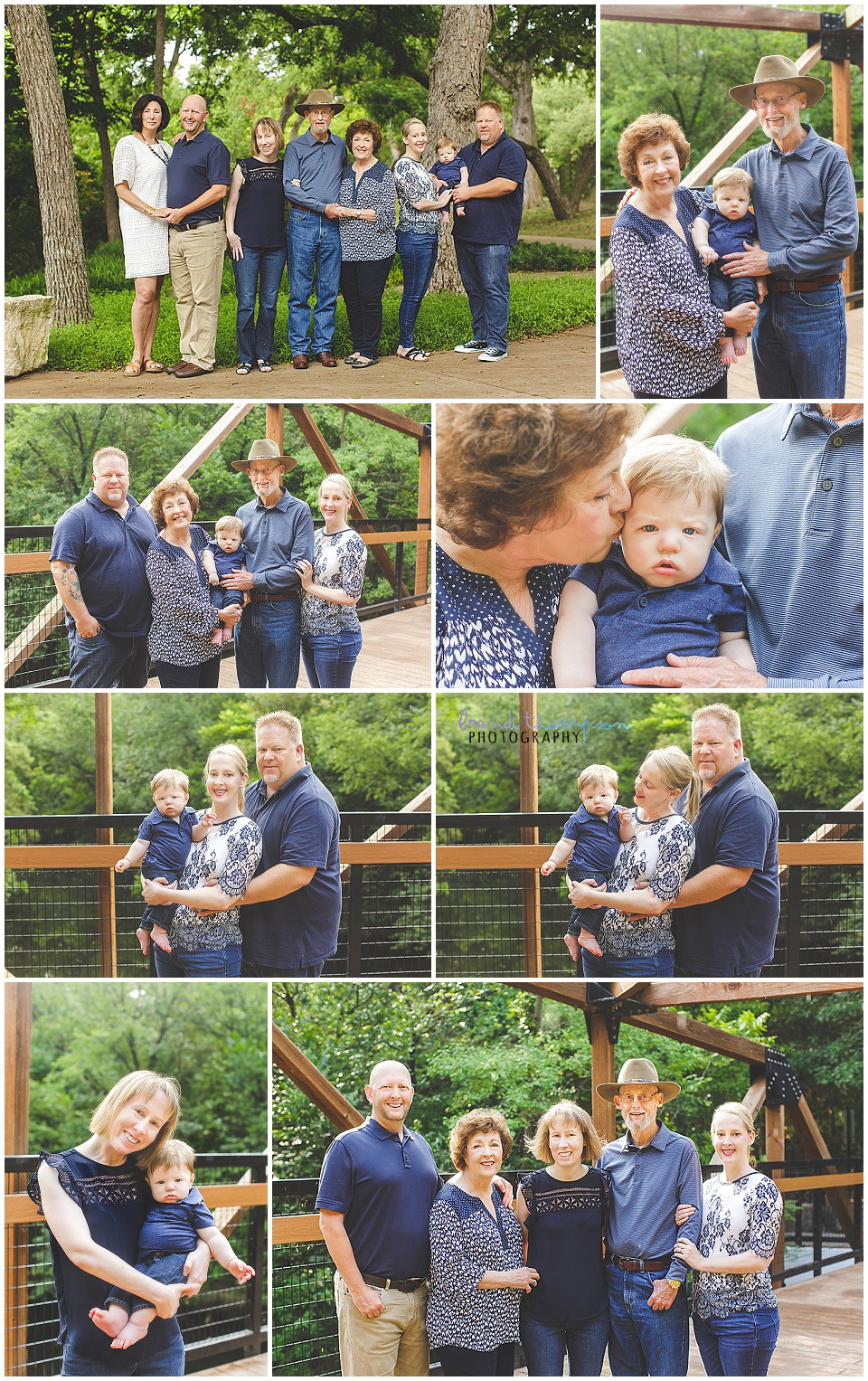 extended, large family session in Richardson, TX