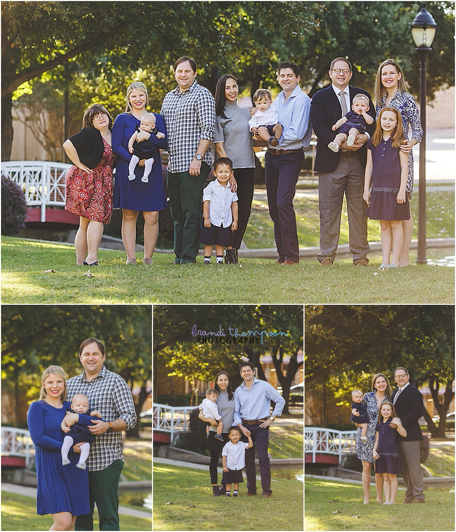 large family photography session at Haggard park in Plano, TX