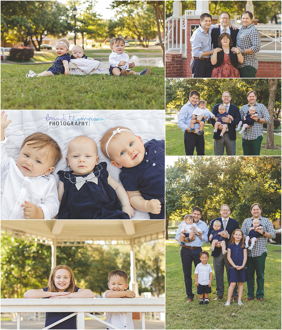 large family photography session at Haggard park in Plano, TX