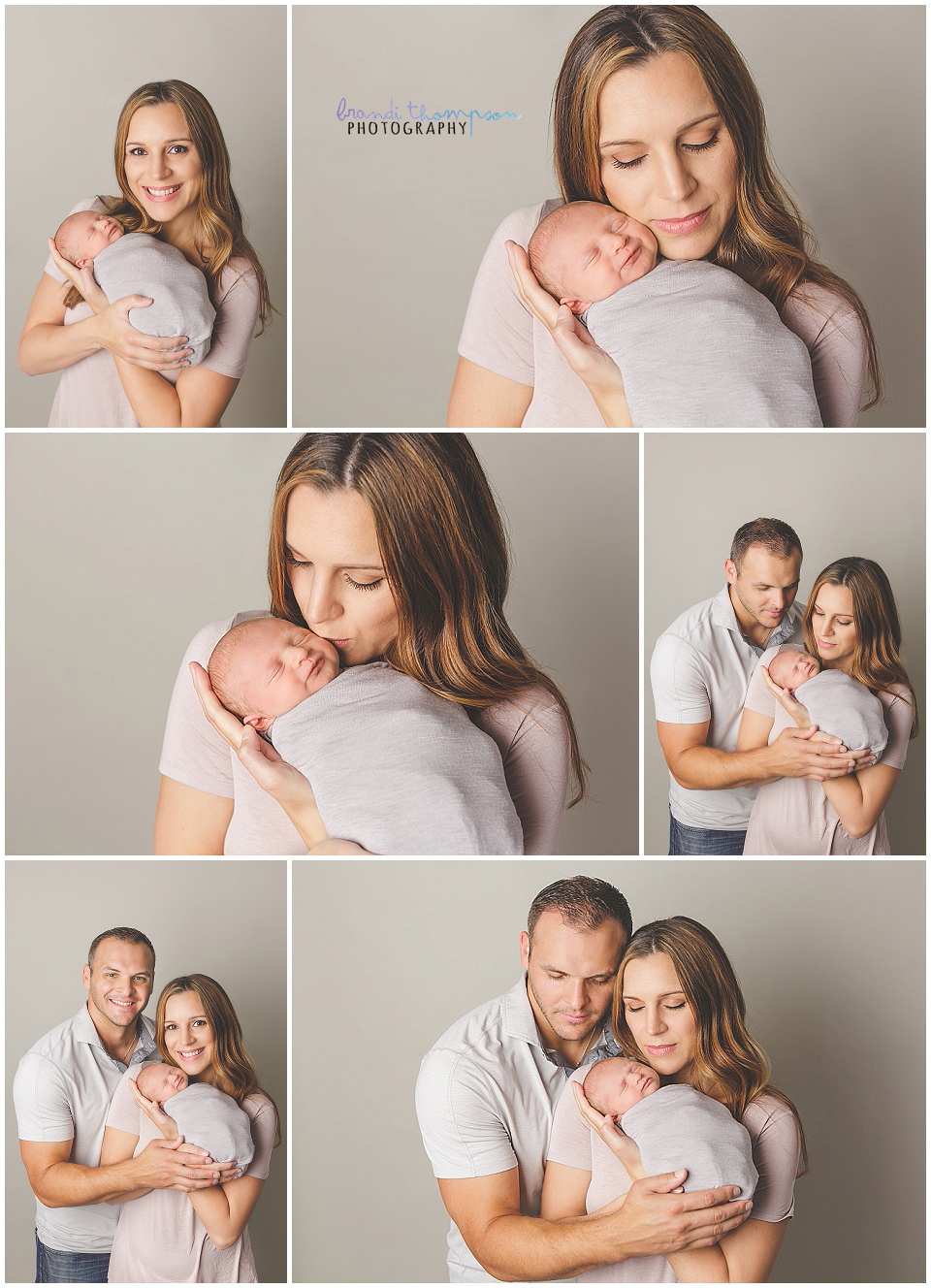 newborn baby girl in plano newborn photography studio