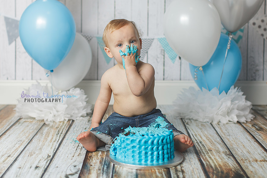 plano cake smash, frisco baby photographer