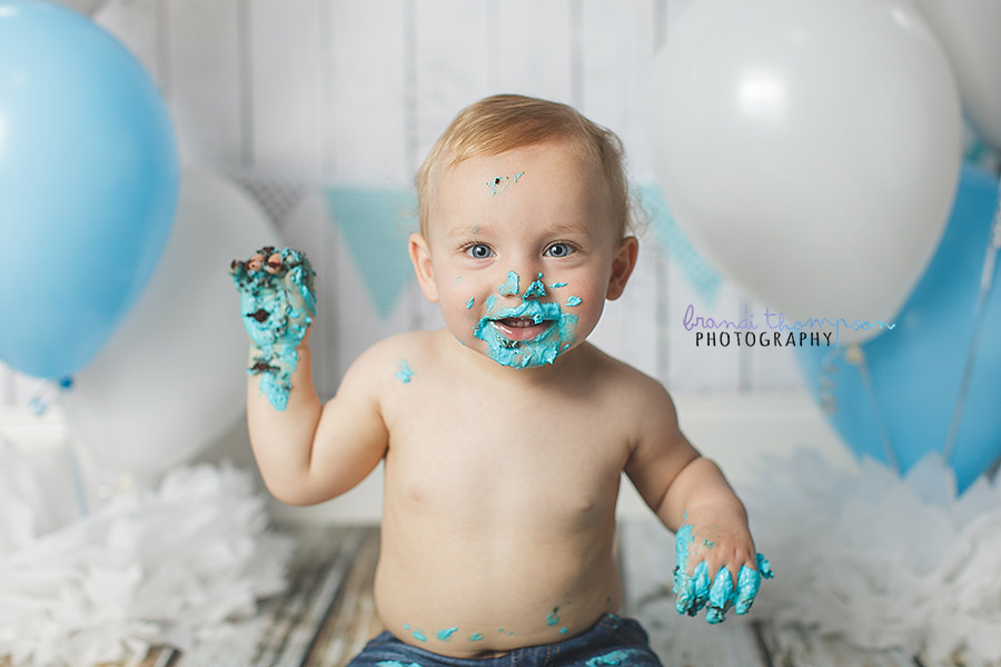 plano cake smash, frisco baby photographer