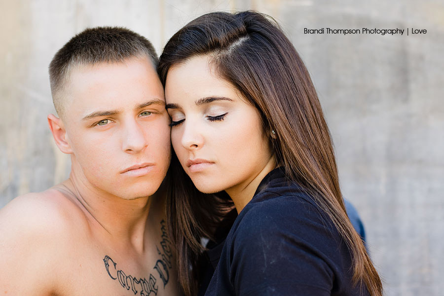 Jennifer & Brice's McKinney Military Engagement Session