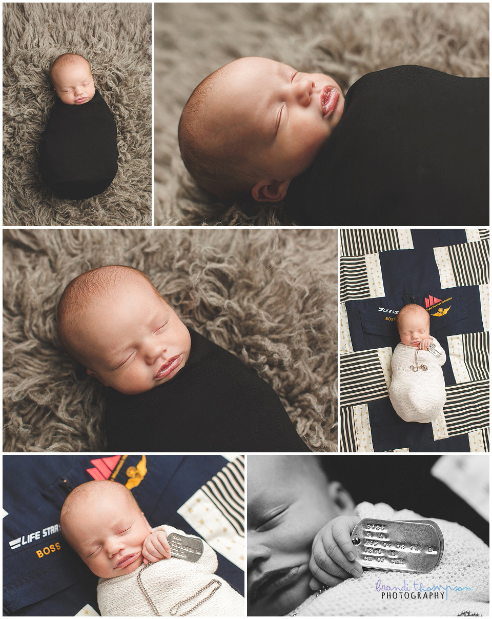 newborn baby boy in newborn photography in Plano photography studio