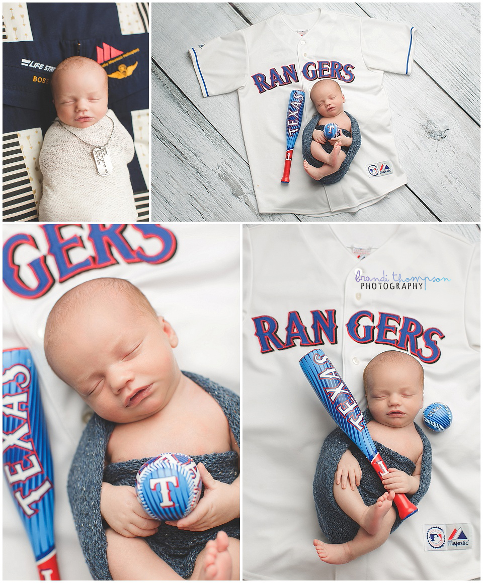 newborn baby boy in newborn photography in Plano photography studio