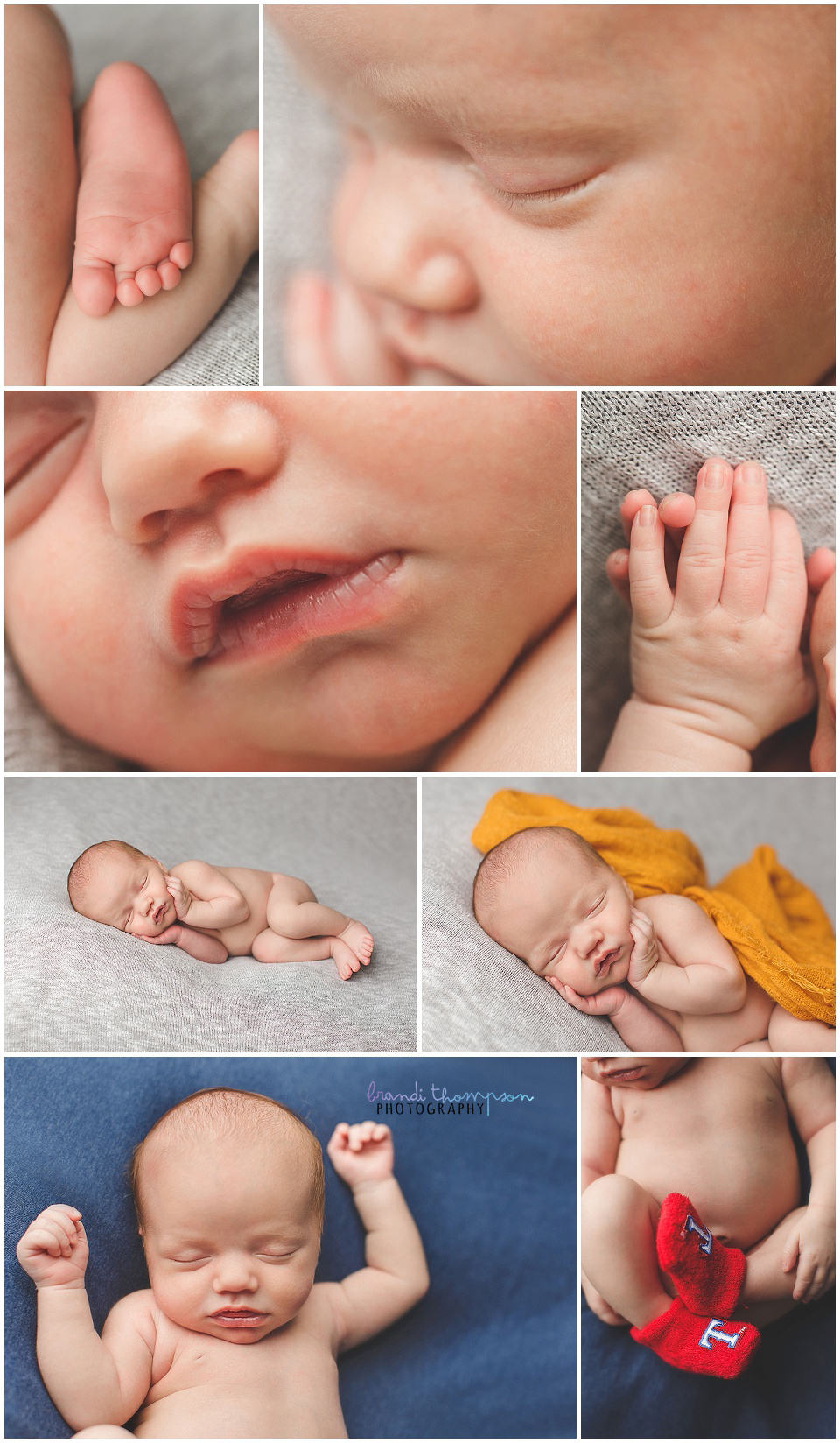 newborn baby boy in newborn photography in Plano photography studio