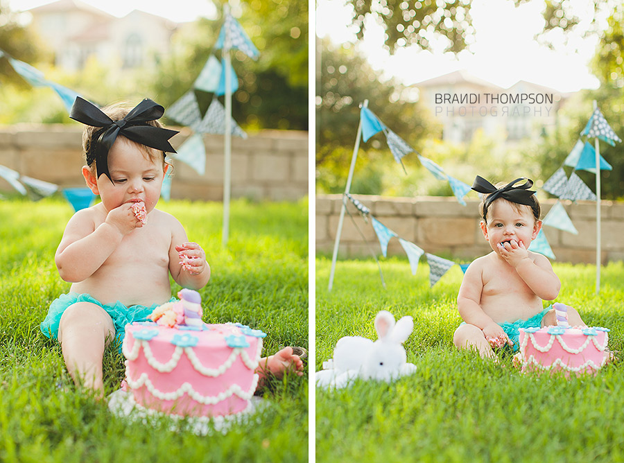 plano frisco mini session, cake smash, alice in wonderland