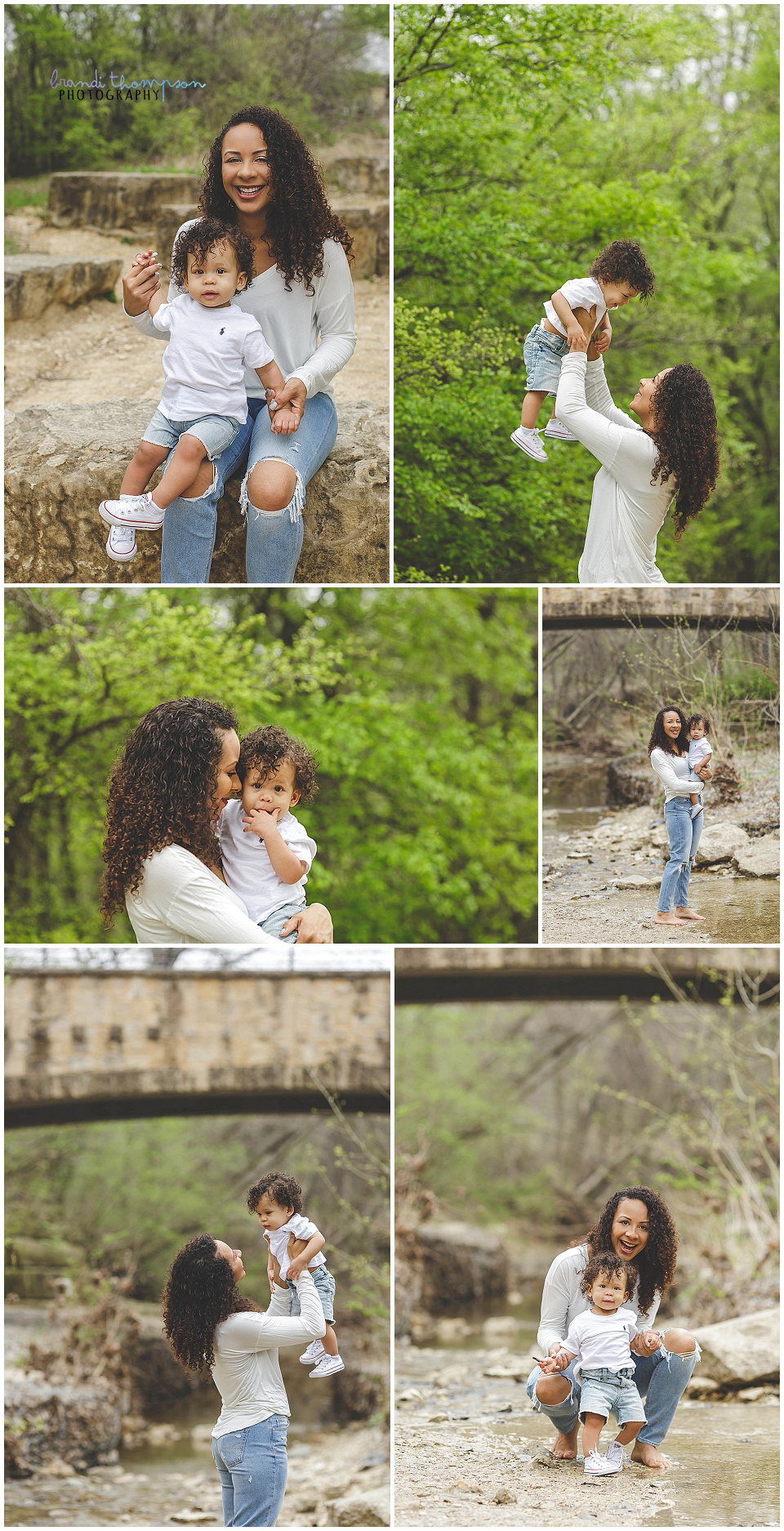 plano first birthday session, outdoor mom and son photos at arbor hills nature preserve