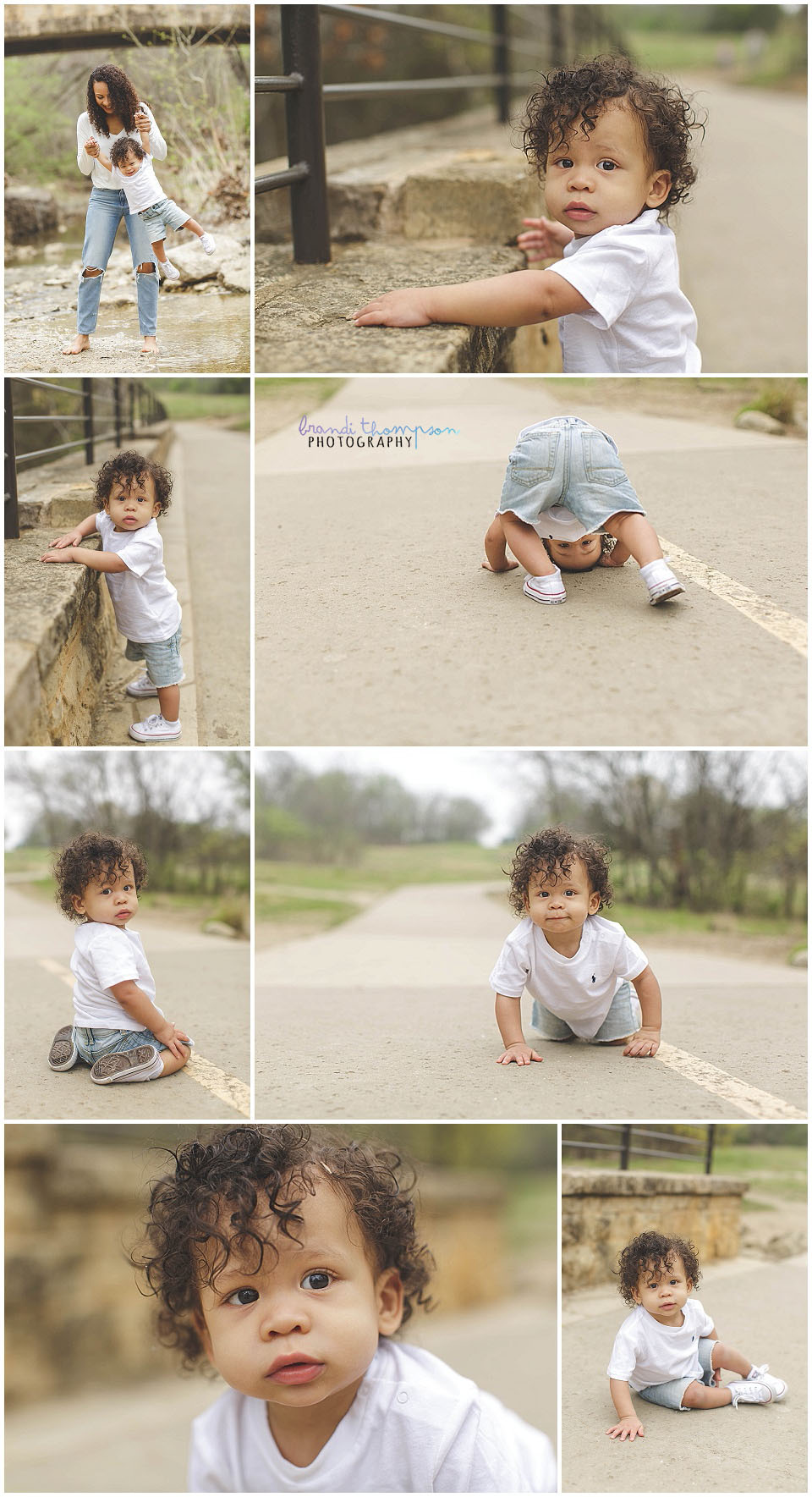 plano first birthday session, outdoor mom and son photos at arbor hills nature preserve